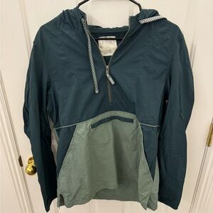 Cute zummies windbreaker. Blue and green size large, fits like M.